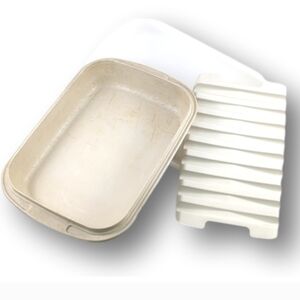 Tupperware: Ultra 21 Ovenware Pan w/Insert and seal 3.5 Qt #1742-2